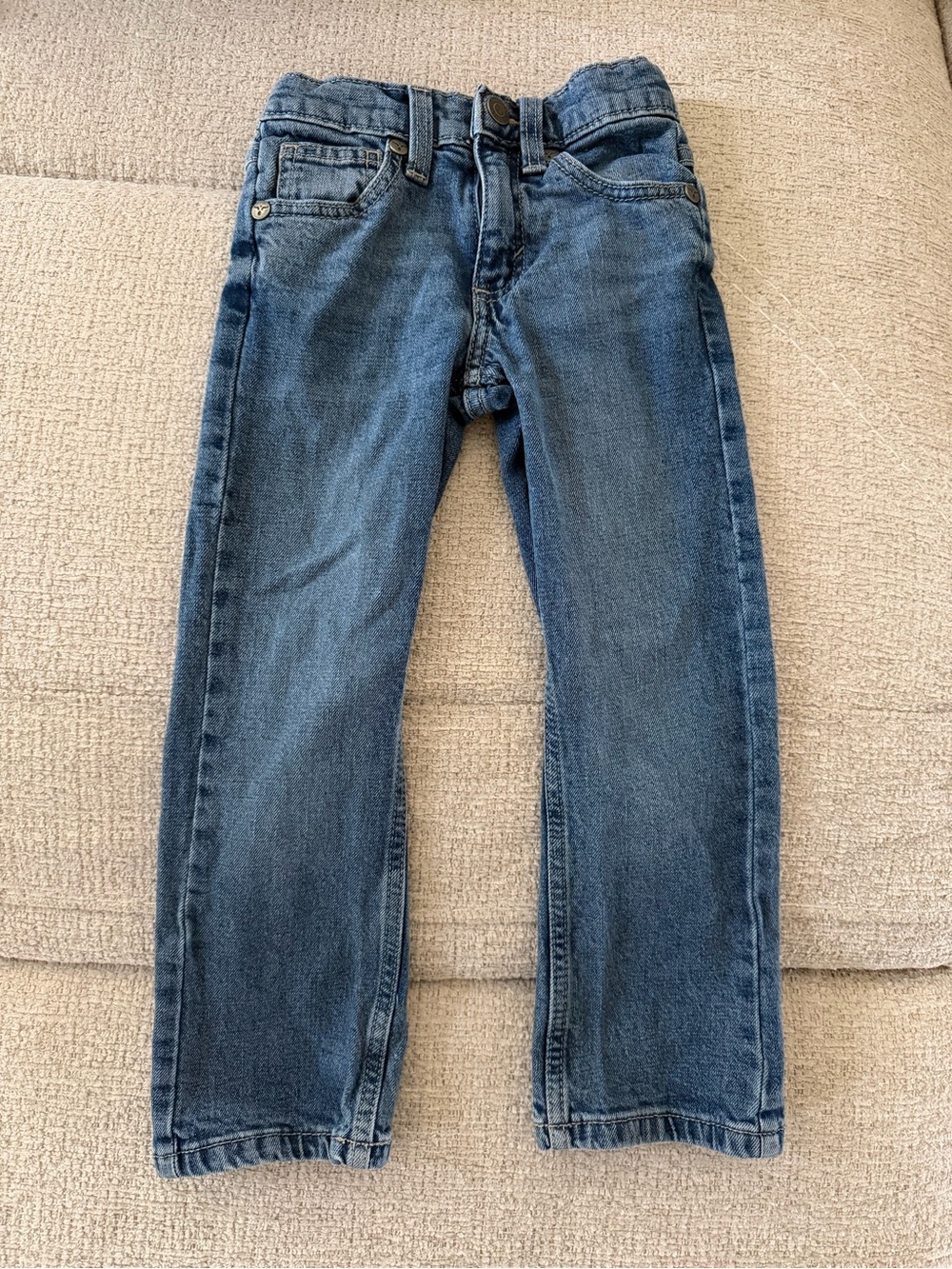 Wrangler Boy’s Light Wash 5 Slim Fit Bootcut Jeans